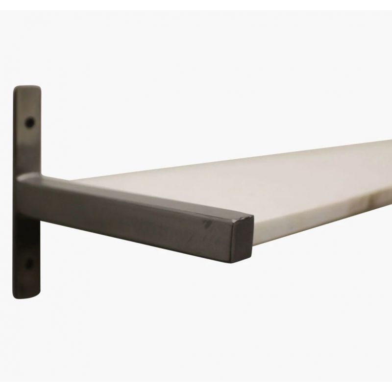 Marble Wall Shelf White or Black Smithers This And That £155.00 Bathroom Steel product_features