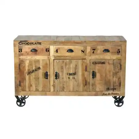 Menier Chocolate Rustic Sideboard Cabinet Smithers Vintage Furniture £1,641.00 Kitchen Diner Mango Wood product_features