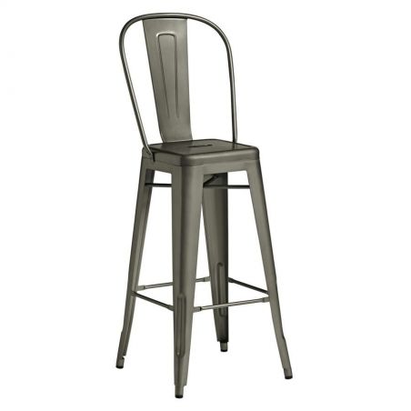 Industrial Coloured Metal Bar Stool With Backs Smithers Industrial Furniture £217.00 com product_features