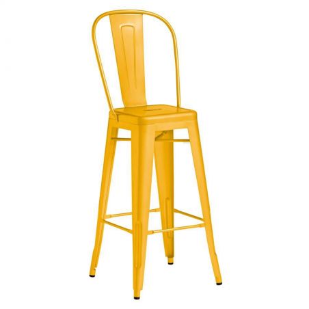 Industrial Coloured Metal Bar Stool With Backs Smithers Industrial Furniture £217.00 com product_features