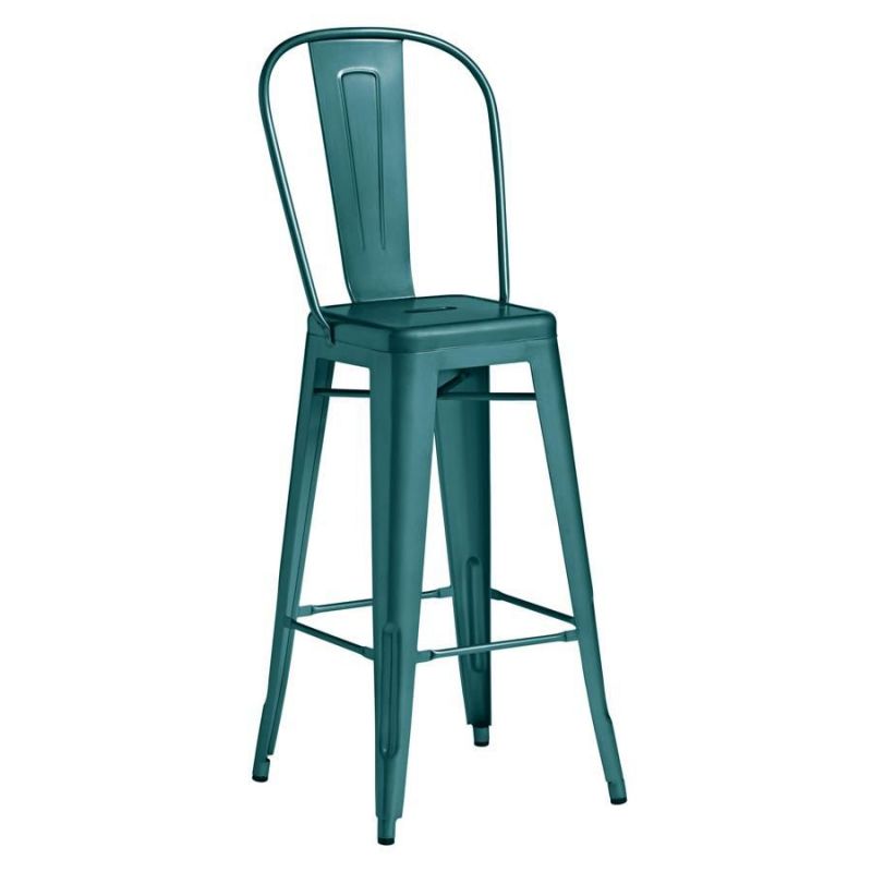 Industrial Coloured Metal Bar Stool With Backs Smithers Industrial Furniture £217.00 com product_features