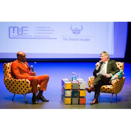 Yellow Polka Dot Accent Chair with Mouth & SH*T Print Seletti Sofas and Armchairs &pound;1,250.00 All Rooms Mango Wood product_feat...