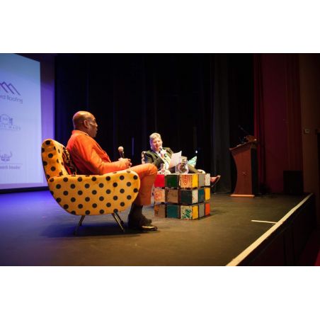 Yellow Polka Dot Accent Chair with Mouth & SH*T Print Seletti Sofas and Armchairs &pound;1,250.00 All Rooms Mango Wood product_feat...