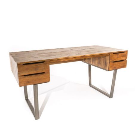 Factory Engineered Rustic Desk Smithers Office £998.00 Office Mango Wood product_features
