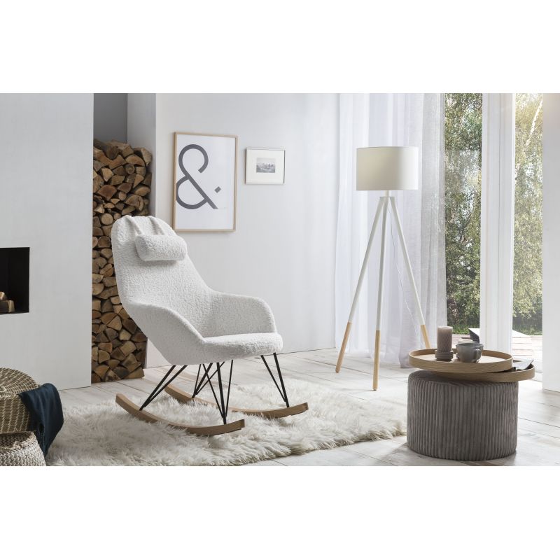 Milo Teddy Boy Rocking Chair Bedroom £1,000.00 Living Room Oak Veneer product_features