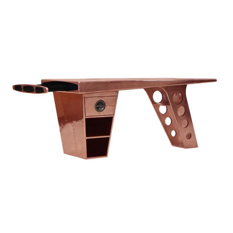 Spitfire Aviator Desk – Copper Half Wing Edition Smithers Office £1,975.00 Office Fir Wood Aluminium product_features