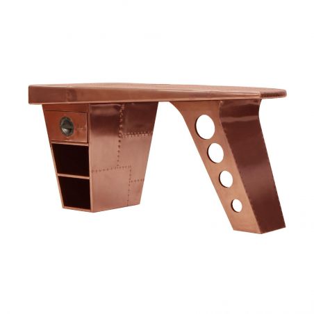 Spitfire Aviator Desk – Copper Half Wing Edition Smithers Office £1,975.00 Office Fir Wood Aluminium product_features