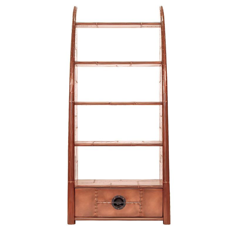 Spitfire Copper Bookcase Smithers Aviator £2,199.00 Office Fir Wood Aluminium product_features