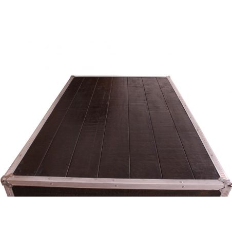 Roadie Table Smithers Designer Furniture £3,000.00 All Rooms Mango Wood Aluminium product_features