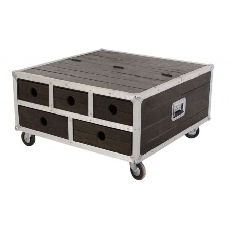 Roadie Coffee Table Trunk Smithers Designer Furniture &pound;3,800.00 Living Room Mango Wood Aluminium product_features