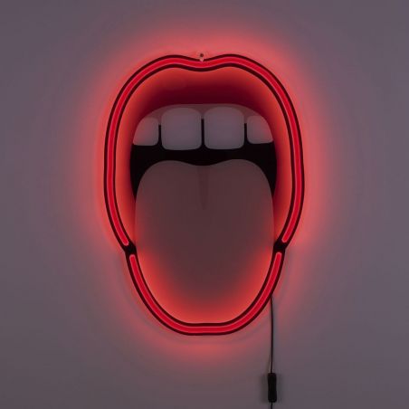 Red Lips Neon Tongue Wall Sign – LED Pop Art Light for Creative Spaces Seletti Your Custom Neon Sign & Neon Signs | Handmade ...