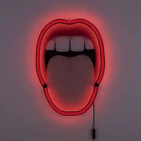 Red Lips Neon Tongue Wall Sign – LED Pop Art Light for Creative Spaces Seletti Your Custom Neon Sign & Neon Signs | Handmade ...