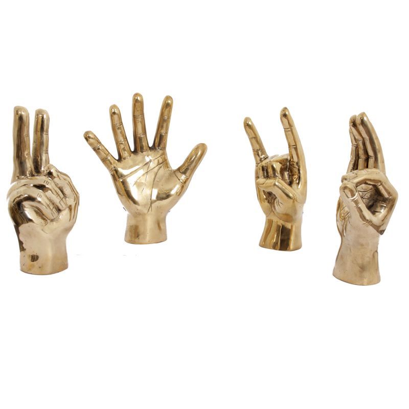 Brass Hands High Five - Rock On Smithers Retro Ornaments £125.00      product_features