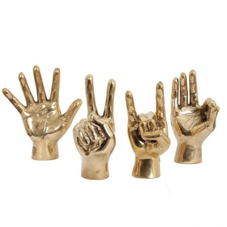 Brass Hands High Five - Rock On Smithers Retro Ornaments £125.00      product_features