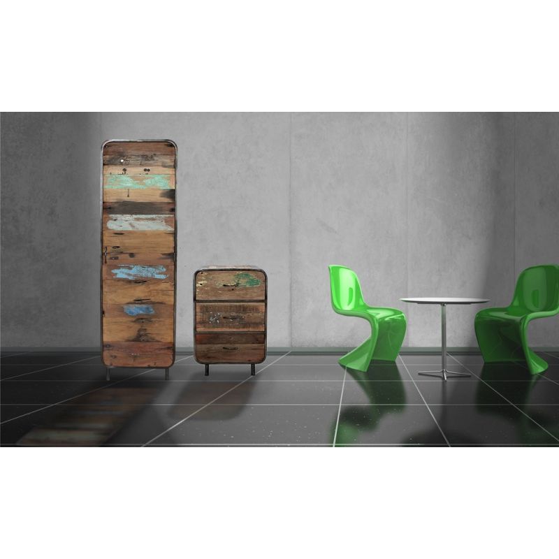 New York Loft Tall Cabinet Smithers Reclaimed Wood Furniture £1,387.00 Bedroom Reclaimed Boat Wood product_features