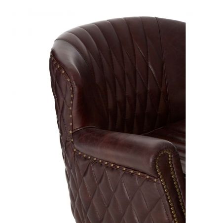 Upholstered Leather Wing Walnut Armchair Smithers Designer Furniture £1,458.00 All Rooms Walnut product_features