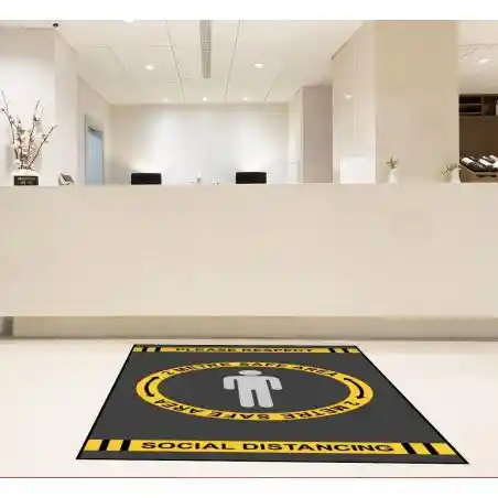 Social Distancing Floor Mats Smithers Archives &pound;316.00 All Rooms product_features