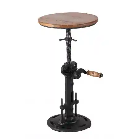 Adjustable Bar Stool Smithers Industrial Furniture &pound;227.00 All Rooms Mango Wood product_features