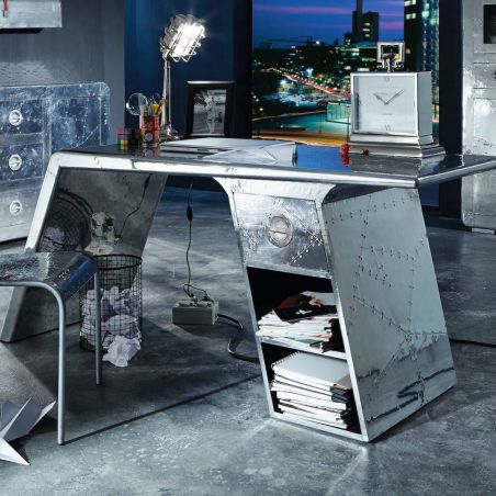Aviator Airplane Wing Desk Smithers Office £2,000.00 Office Fir Wood Aluminium product_features