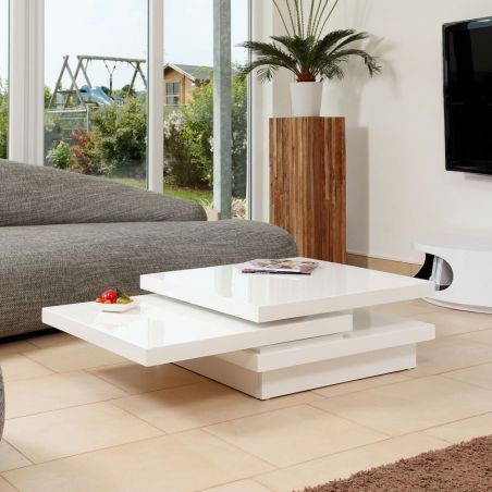 Milk Bar White Coffee Table Smithers Designer Furniture &pound;825.00 Living Room MDF product_features