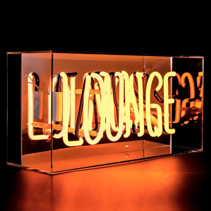Lounge Neon Sign – Luxury Glass Tube Light for Living Room  Your Custom Neon Sign & Neon Signs | Handmade in London by Smithe...