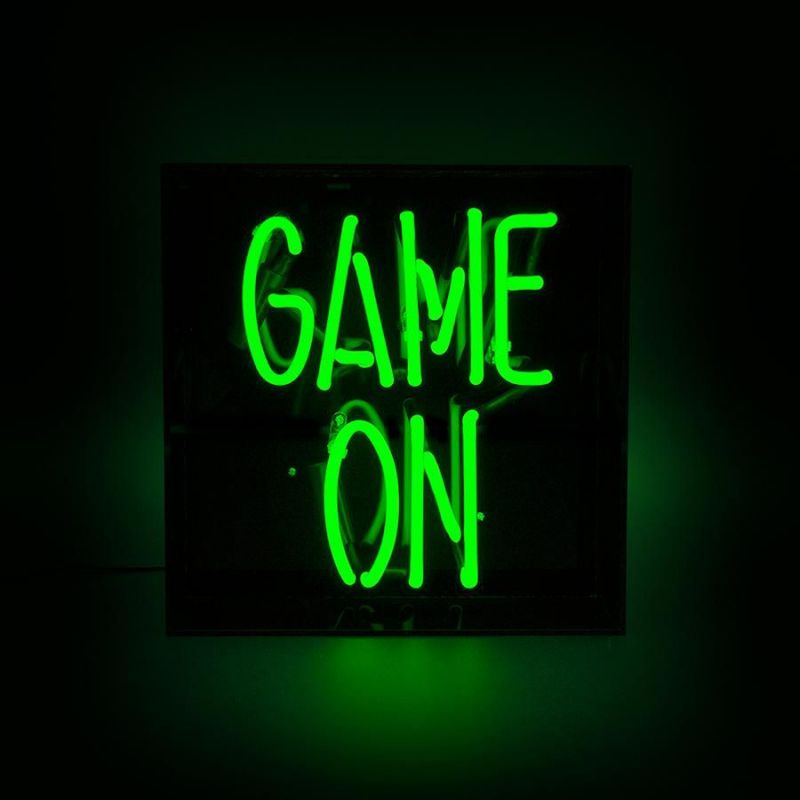 Game On Neon Sign – Retro Luxury Glass Light for Games Room, or Entertainment Smithers Your Custom Neon Sign & Neon Signs | H...