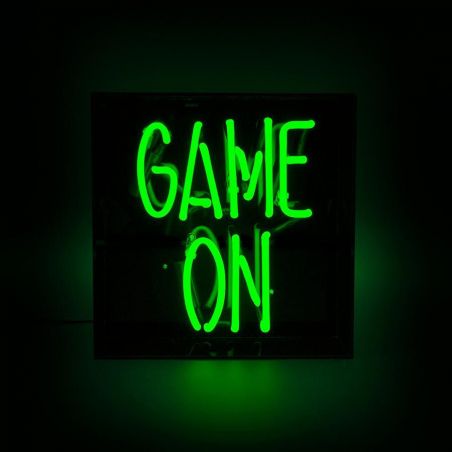 Game On Neon Sign – Retro Luxury Glass Light for Games Room, or Entertainment Smithers Your Custom Neon Sign & Neon Signs | H...