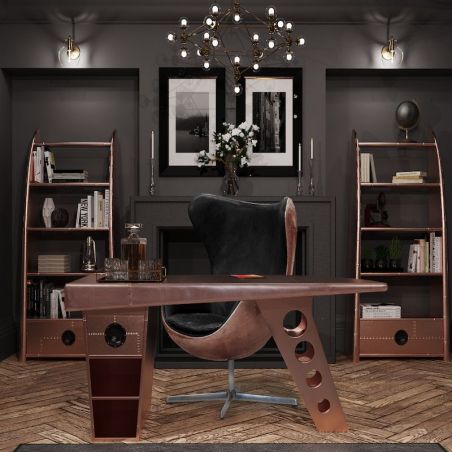 Spitfire Aviator Desk – Copper Half Wing Edition Smithers Office £1,975.00 Office Fir Wood Aluminium product_features