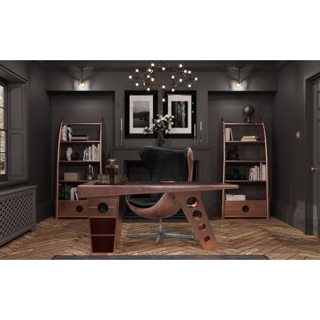 Spitfire Aviator Desk – Copper Half Wing Edition Smithers Office £1,975.00 Office Fir Wood Aluminium product_features