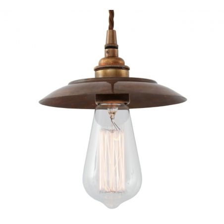 Bugsy Antiqued Pendant Light Smithers Lighting &pound;115.00 All Rooms Spun Brass product_features