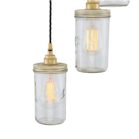 Jam Jar Pendant Cluster Light Smithers Lighting &pound;435.00 Spun Brass product_features