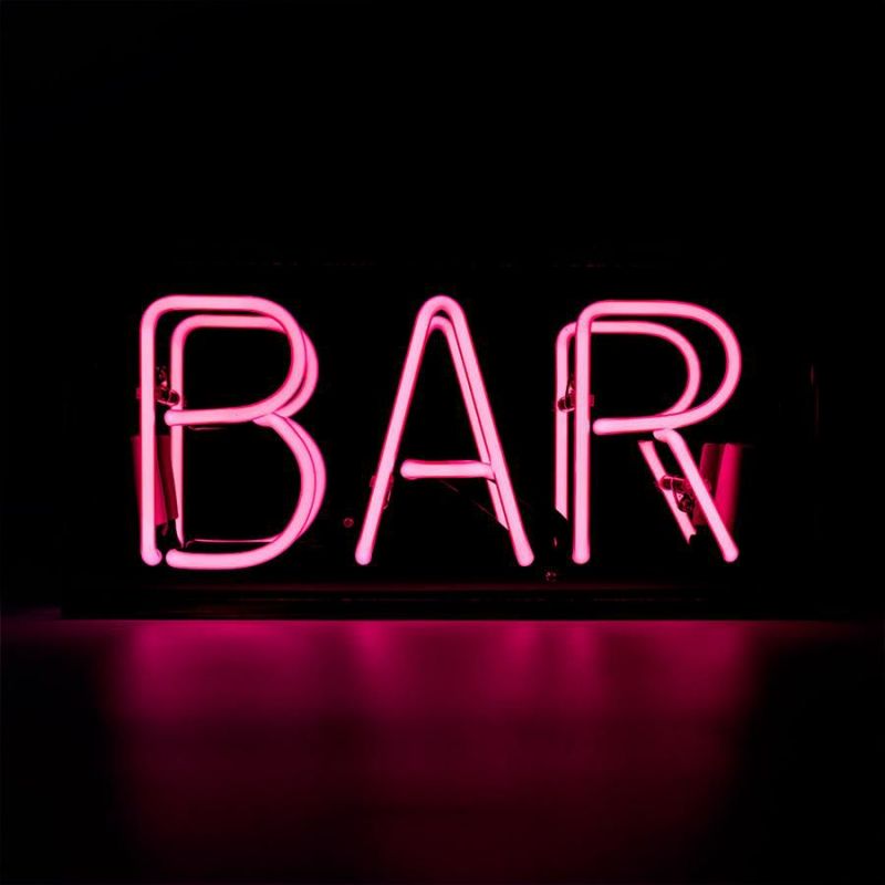 Pink Neon Bar Sign Smithers Lighting £140.00      product_features
