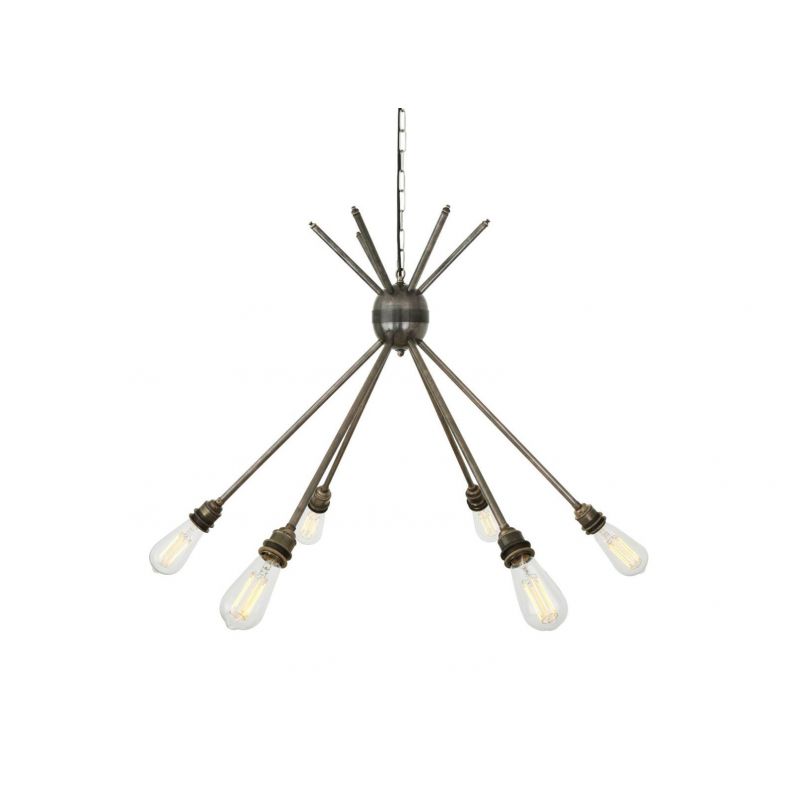Sputnik Light Chandelier – Sculptural Ceiling Fixture Smithers Lighting £1,250.00 Entrance Hall Spun Brass product_features