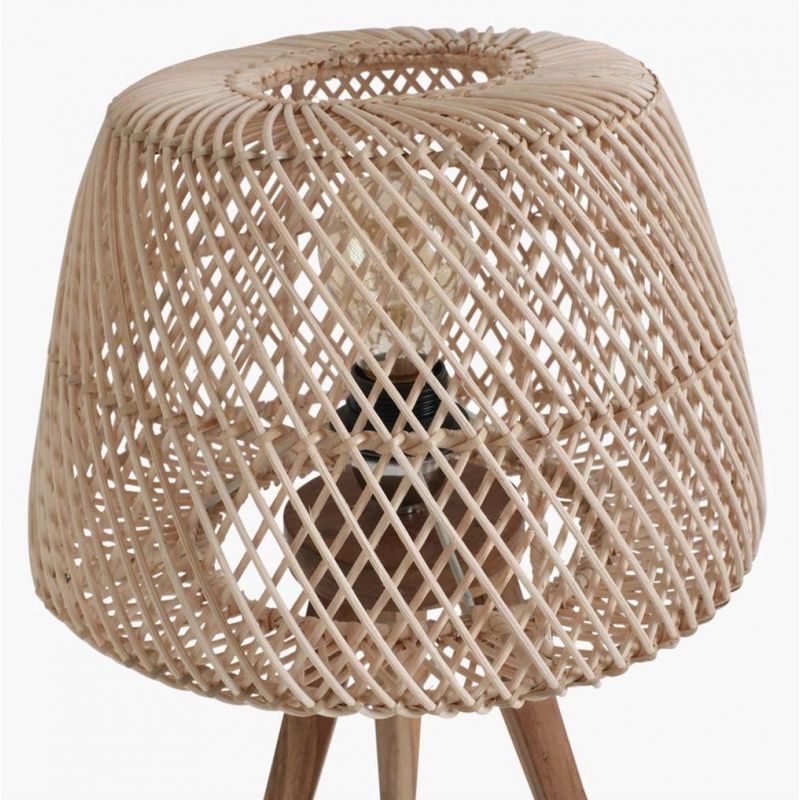 Natural Rattan Table Lamp Lighting £190.00 Wicker product_features