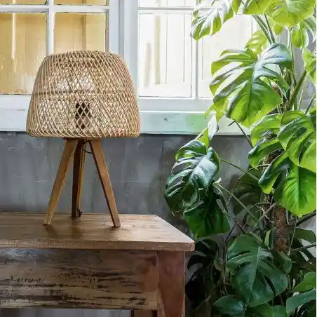 Natural Rattan Table Lamp Lighting &pound;190.00 Wicker product_features