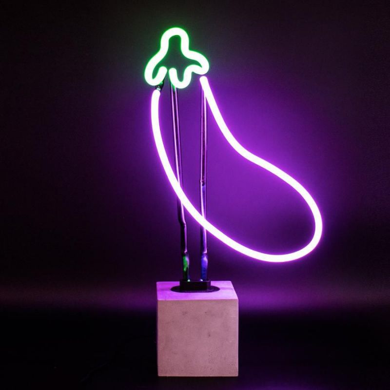 Eggplant Neon Sign for Restaurants, Cafés & Foodie Spaces Seletti Gifts £89.00      product_features