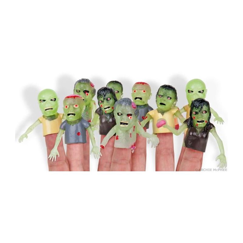 Zombie Finger Puppets – The Grossest Puppet on Hand for Halloween Horrors & Gory Laughs  Gifts £3.00      product_features