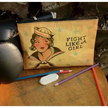 Fight like A Girl Zipper Purse  Personal Accessories £23.00      product_features