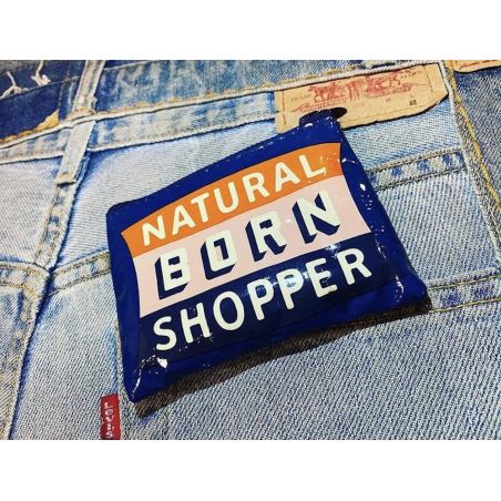 Natural Born Shopper Recycled Purse/Wallet Blue Q Gifts &pound;10.00 product_features