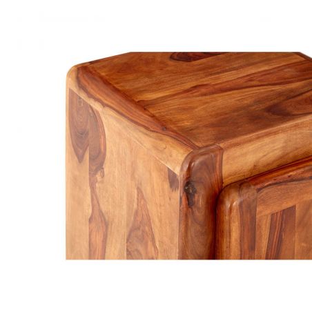 Fridge Bedside Table Smithers Cabinets & Sideboards £344.00 All Rooms Sheesham Iron product_features