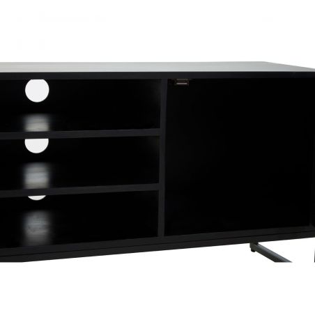 Monochrome Black & White Tv Unit Retro Furniture &pound;1,210.00 Living Room Acacia Steel product_features