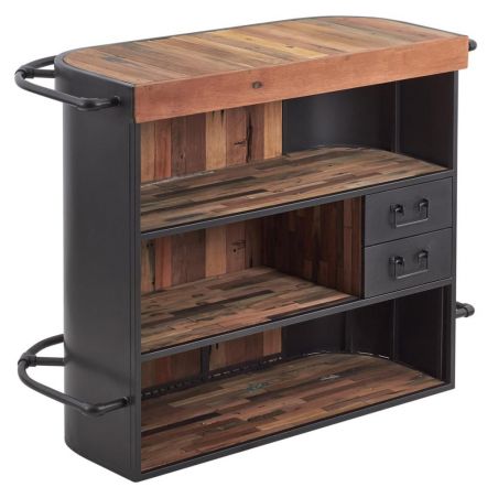 Titanic Home Bar Smithers Home Bars &pound;2,011.00 Living Room Reclaimed Boat Wood Recycled Steel product_features