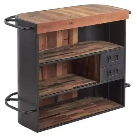 Titanic Home Bar Smithers Home Bars &pound;2,011.00 Living Room Reclaimed Boat Wood Recycled Steel product_features