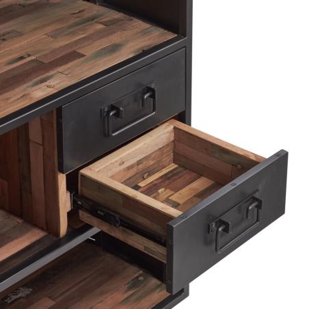 Titanic Home Bar Smithers Home Bars &pound;2,011.00 Living Room Reclaimed Boat Wood Recycled Steel product_features