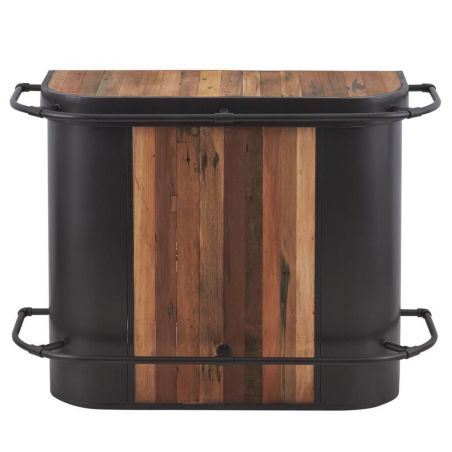 Titanic Home Bar Smithers Home Bars &pound;2,011.00 Living Room Reclaimed Boat Wood Recycled Steel product_features