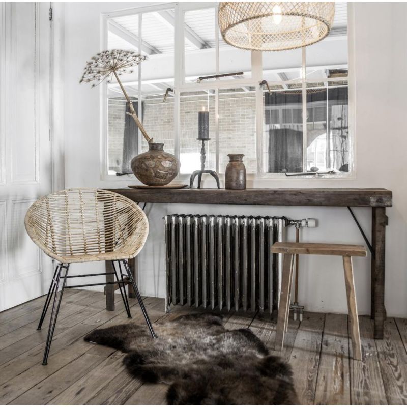 Jungle Jane Rattan Bucket Chair Smithers Retro Furniture £350.00 Conservatory Wicker Iron product_features