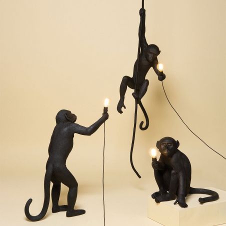 Seletti Standing Monkey Lamp White Smithers Seletti £268.00 All Rooms product_features