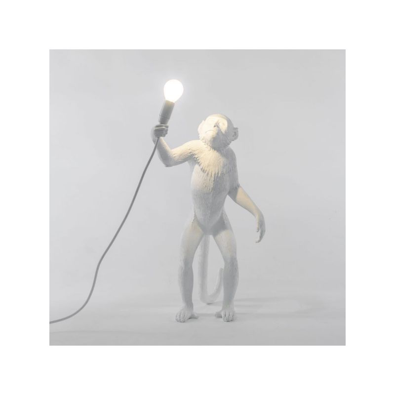 Seletti Standing Monkey Lamp White Smithers Seletti £268.00 All Rooms product_features