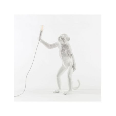 Seletti Standing Monkey Lamp White Smithers Seletti £268.00 All Rooms product_features