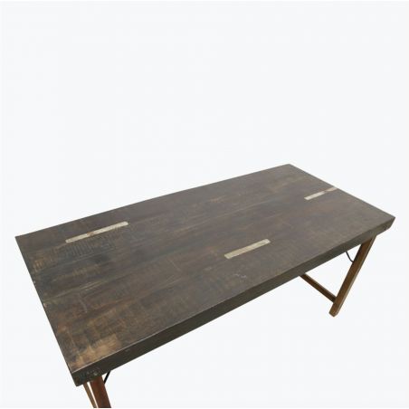 Reclaimed Wood Folding Dining Table – Industrial Cool with a Clever Twist Smithers Reclaimed Wood Dining Tables £650.00 Dinin...